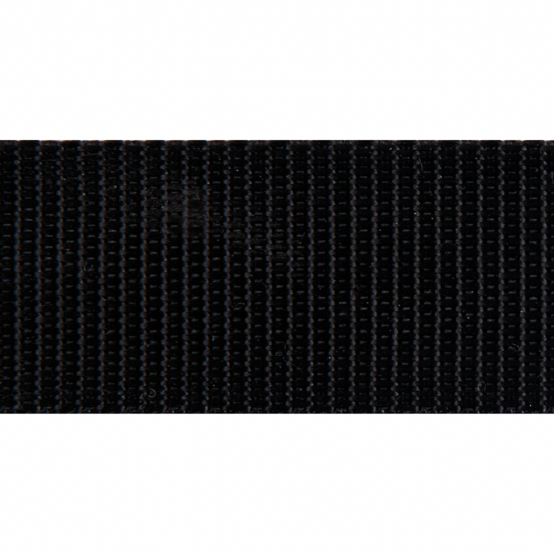 ROLL END: Webbing: Polypropylene 30mm Wide: Black: Approx 0.69m