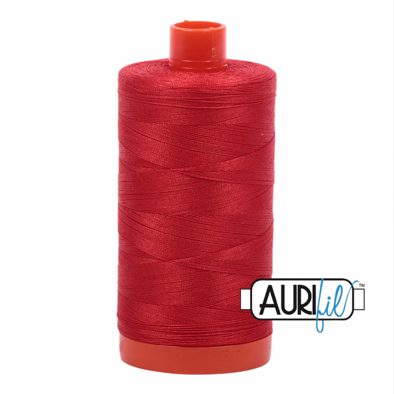 THREAD: Aurifil 50/2 50wt Cotton Thread: Large 1300m Spool: 2270 Paprika