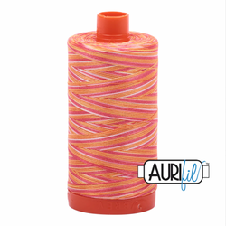 THREAD: Aurifil 50/2 50wt Cotton Thread: Large 1300m Spool: 4657 Tramonto A Zoagli