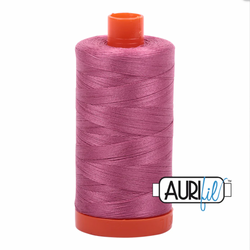 THREAD: Aurifil 50/2 50wt Cotton Thread: Large 1300m Spool: 2452 Dusty Rose