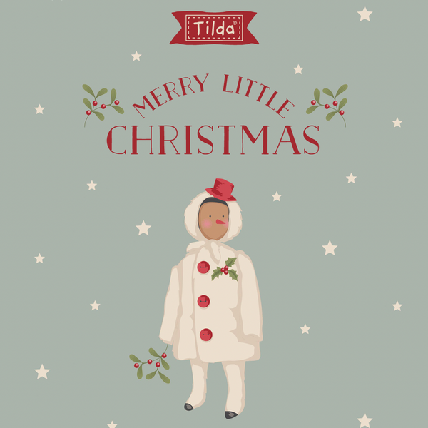 PREORDER: Tilda | Merry Little Christmas: FULL COLLECTION 32 LQs + Two FREE Half Metres Waxed/Technical Fabric