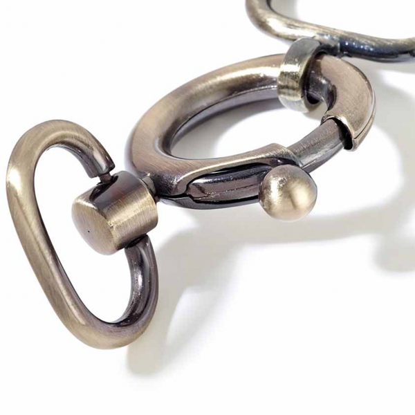 HARDWARE: Prym Clasp Buckle Antique Brass 35mm x 105mm: 416 281