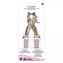 HEMLINE: 5-in-1 Pliers Set H4422 (for Heavy Duty Snaps, Eyelets, Plastic Snaps, Solid & Ring Top Fashion Snaps, Anorak/Jacket Snaps)