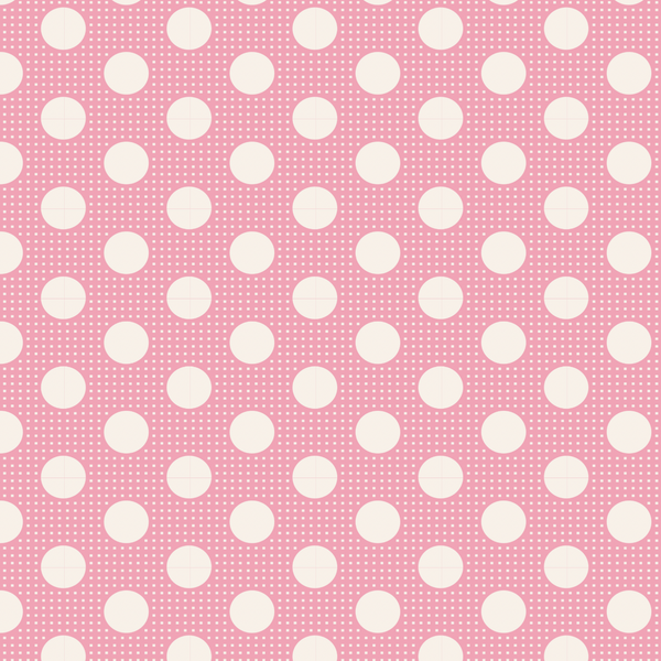 Tilda | Medium Dot Basics: TD130003 Pink: by the 1/2m