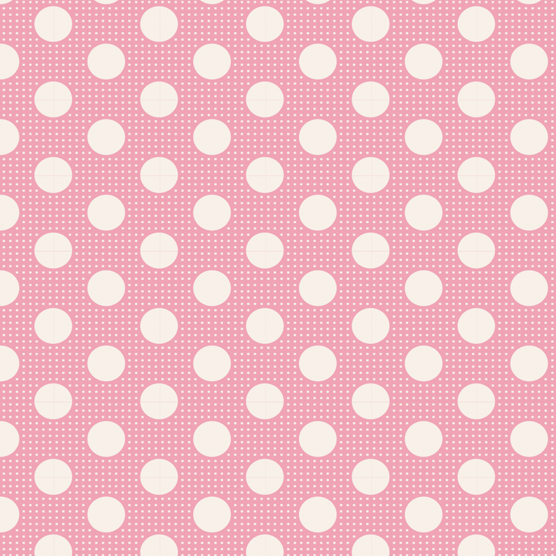 Tilda | Medium Dot Basics: TD130003 Pink: by the 1/2m