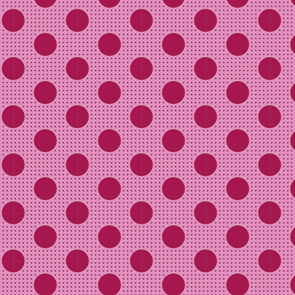 Tilda | Medium Dot Basics: TD130010 Maroon: by the 1/2m