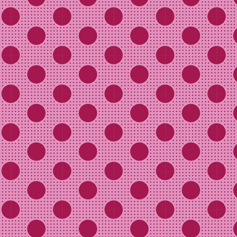 Tilda | Medium Dot Basics: TD130010 Maroon: by the 1/2m