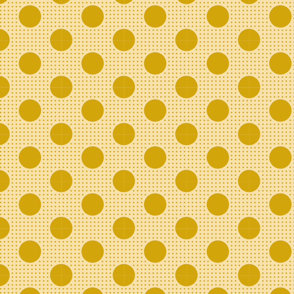 Tilda | Medium Dot Basics: TD130029 Flaxen Yellow: by the 1/2m
