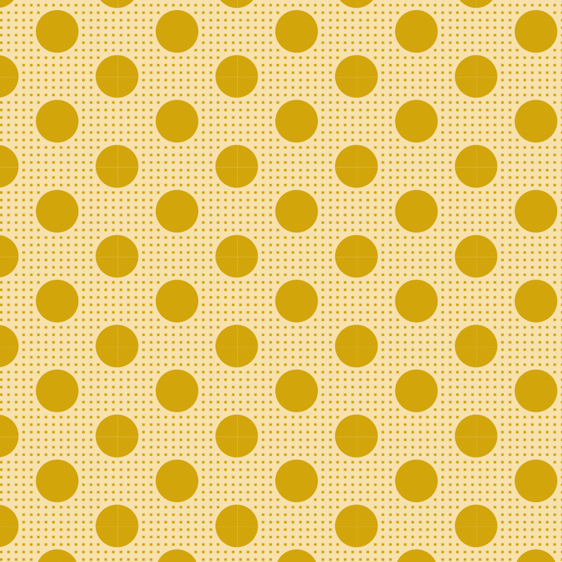 Tilda | Medium Dot Basics: TD130029 Flaxen Yellow: by the 1/2m