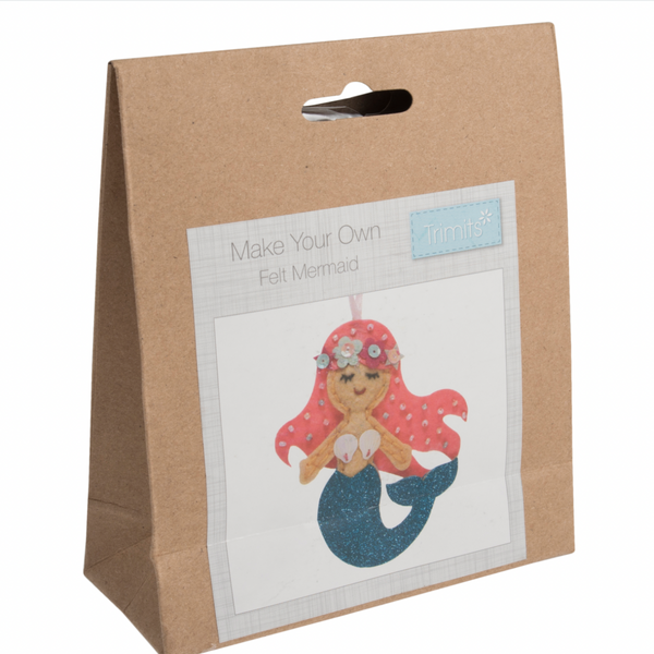 Trimits: 'Make Your Own' Felt Decoration Kit: Mermaid