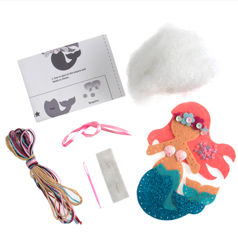 Trimits: 'Make Your Own' Felt Decoration Kit: Mermaid