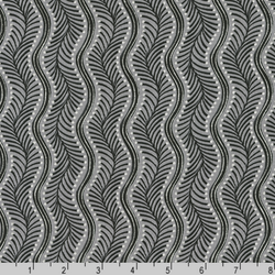 Robert Kaufman Fabrics | Holiday Flourish Peppermint Twist 'Wavy Stripe' SRKM-22950-183 PEWTER: by the 1/2m