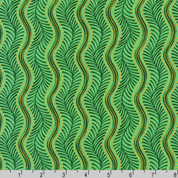 Robert Kaufman Fabrics | Holiday Flourish Peppermint Twist 'Wavy Stripe' SRKM-22950-240 HOLLY: by the 1/2m