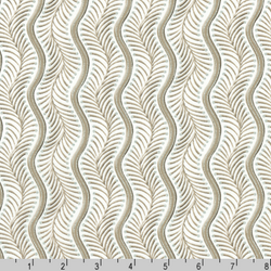 Robert Kaufman Fabrics | Holiday Flourish Peppermint Twist 'Wavy Stripe' SRKM-22950-303 BLANC: by the 1/2m