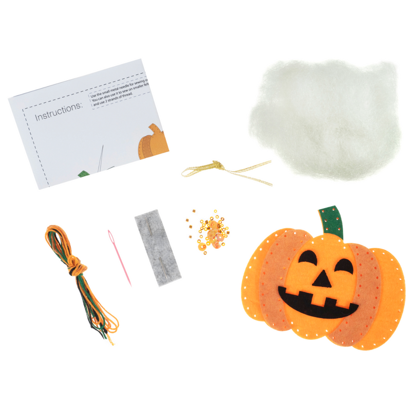 Trimits: 'Make Your Own' Felt Decoration Kit: Pumpkin