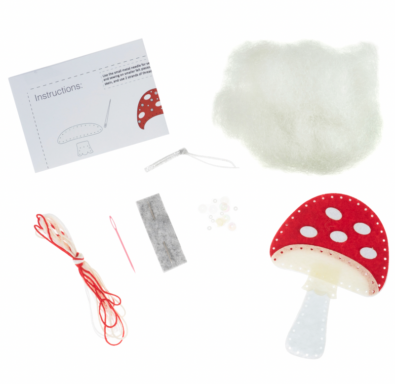 Trimits: 'Make Your Own' Felt Decoration Kit: Toadstool