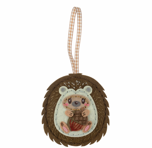 Trimits: 'Make Your Own' Felt Decoration Kit: Hedgehog