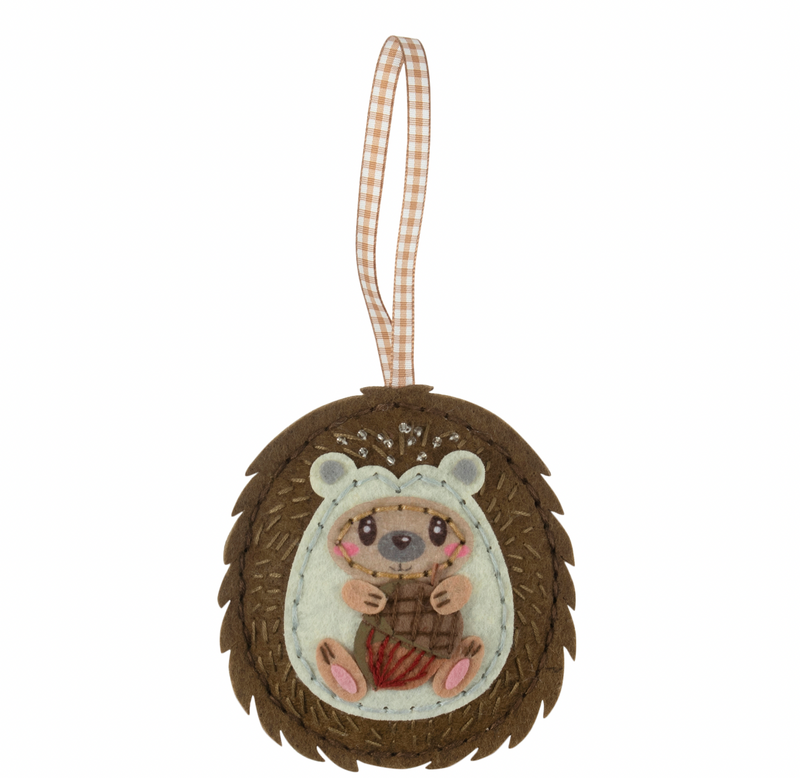 Trimits: 'Make Your Own' Felt Decoration Kit: Hedgehog