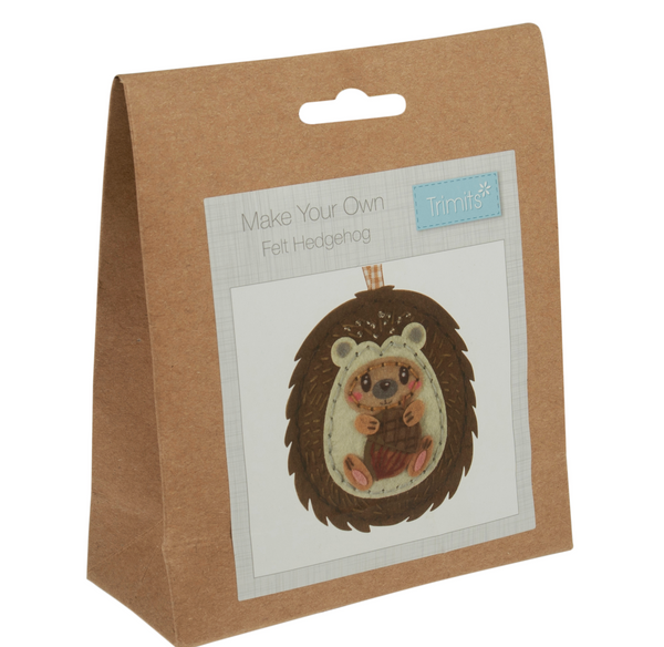 Trimits: 'Make Your Own' Felt Decoration Kit: Hedgehog