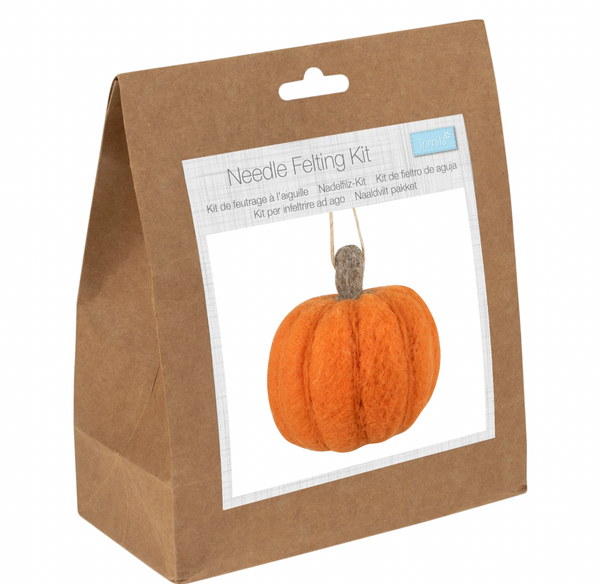 Trimits: NEEDLE FELTING Kit: Pumpkin