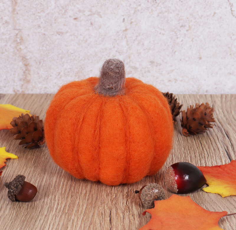 Trimits: NEEDLE FELTING Kit: Pumpkin
