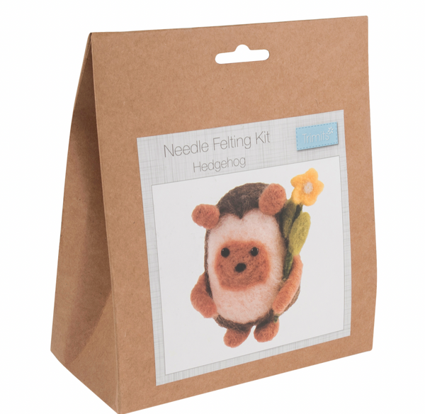 Trimits: NEEDLE FELTING Kit: Hedgehog