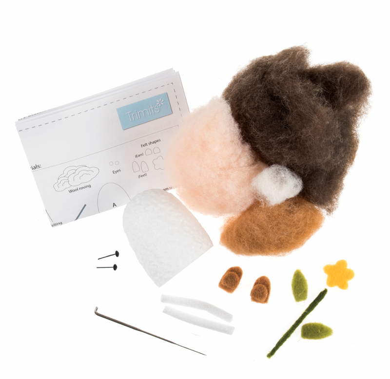 Trimits: NEEDLE FELTING Kit: Hedgehog