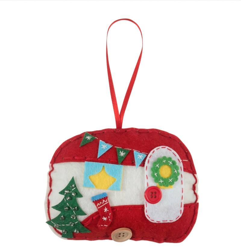 Trimits: 'Make Your Own' Felt Decoration Kit: Christmas Caravan