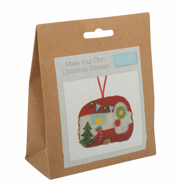 Trimits: 'Make Your Own' Felt Decoration Kit: Christmas Caravan