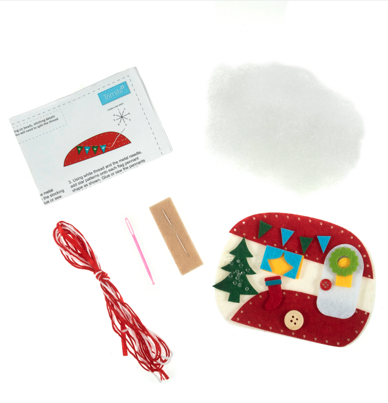Trimits: 'Make Your Own' Felt Decoration Kit: Christmas Caravan
