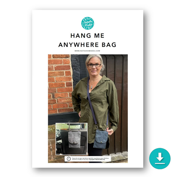 INSTRUCTIONS: Hang Me Anywhere Bag: DIGITAL DOWNLOAD