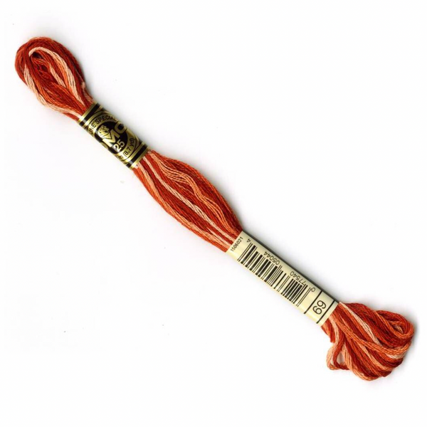 THREAD: DMC Mouline Special 25 Stranded Cotton: 8m / 8.7yd Skein: Shade 69