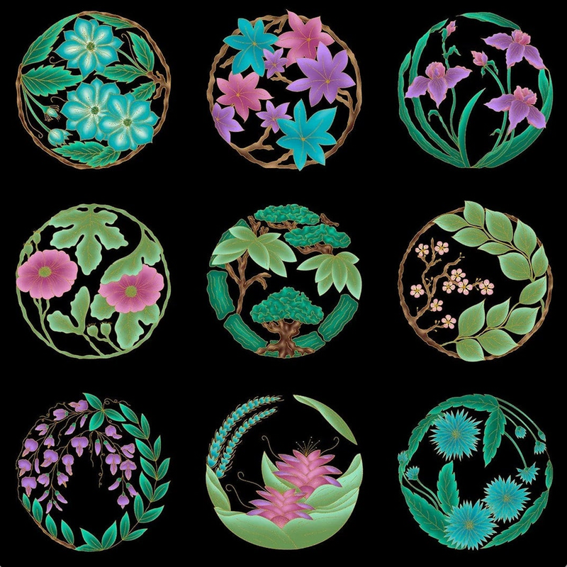 Leesa Chandler | Cultural Influence - YOMU 'Panel' 0030-6 Spring: by the 60cm increment