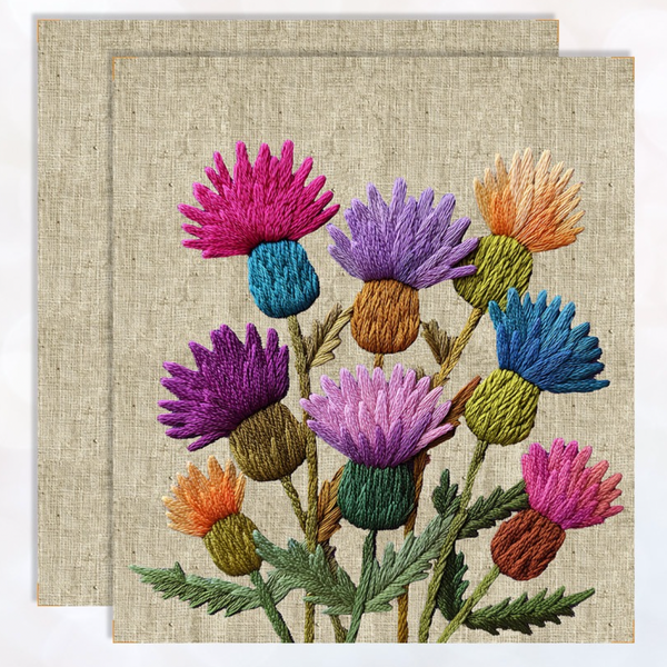 PANEL SET: Linen Effect, 1 Pair: Approx 18