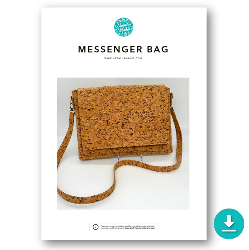 INSTRUCTIONS: Messenger Bag: DIGITAL DOWNLOAD