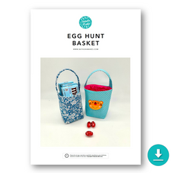 INSTRUCTIONS: Egg Hunt Basket: DIGITAL DOWNLOAD