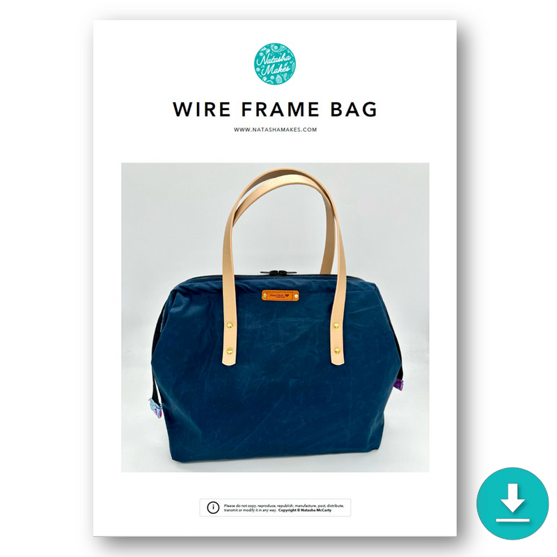INSTRUCTIONS: Wire Frame Bag: DIGITAL DOWNLOAD