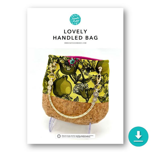 INSTRUCTIONS: Lovely Handled Bag: DIGITAL DOWNLOAD