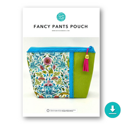 INSTRUCTIONS: Fancy Pants Pouch: DIGITAL DOWNLOAD