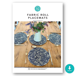 INSTRUCTIONS: Fabric Roll Placemats: DIGITAL DOWNLOAD