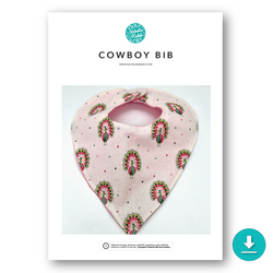 INSTRUCTIONS: Cowboy Bib: DIGITAL DOWNLOAD