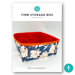 INSTRUCTIONS: Firm Storage Box: DIGITAL DOWNLOAD