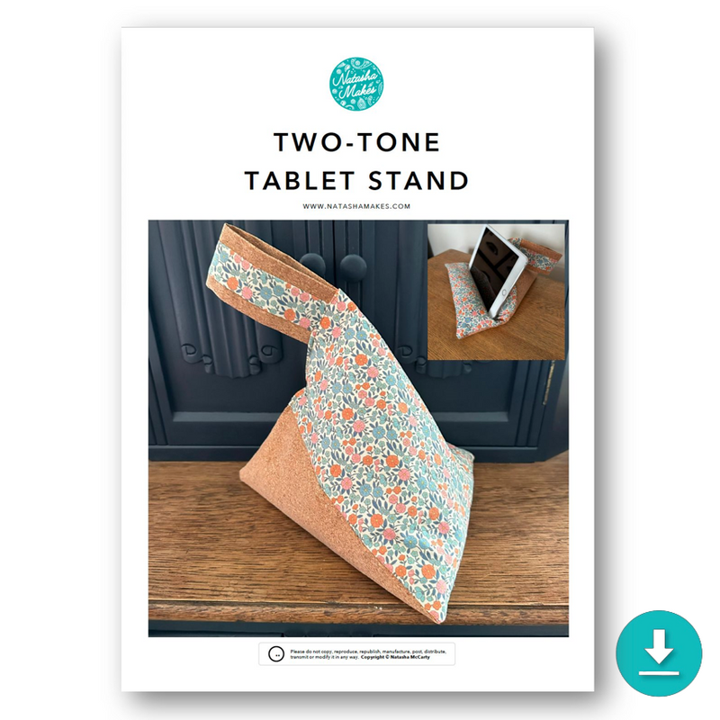 INSTRUCTIONS: Two Tone Tablet Stand: DIGITAL DOWNLOAD