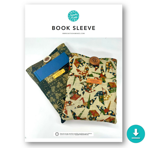 INSTRUCTIONS: Book Sleeve: DIGITAL DOWNLOAD