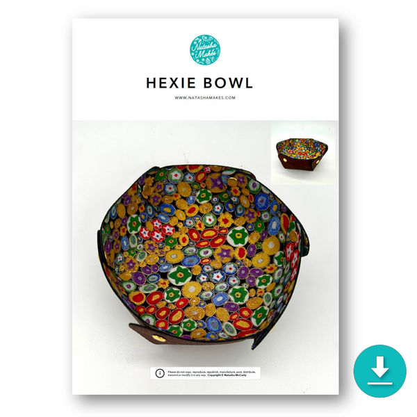 INSTRUCTIONS: Hexie Bowl: DIGITAL DOWNLOAD