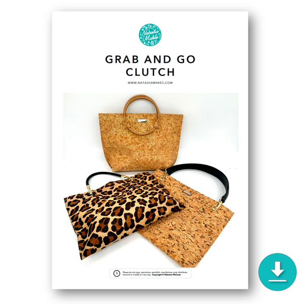 INSTRUCTIONS: Grab and Go Clutch: DIGITAL DOWNLOAD