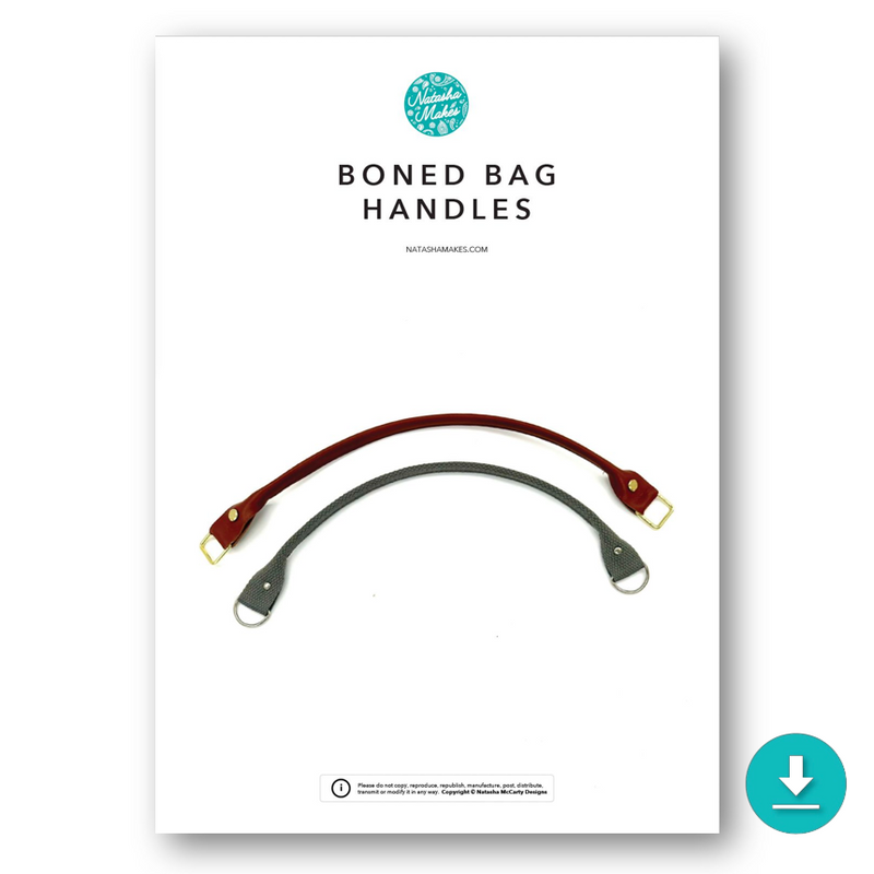 INSTRUCTIONS: Boned Bag Handles: DIGITAL DOWNLOAD