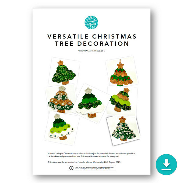 TEMPLATE: Versatile Christmas Tree Decoration: DIGITAL DOWNLOAD