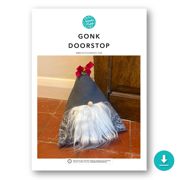 INSTRUCTIONS: Gonk Doorstop: DIGITAL DOWNLOAD