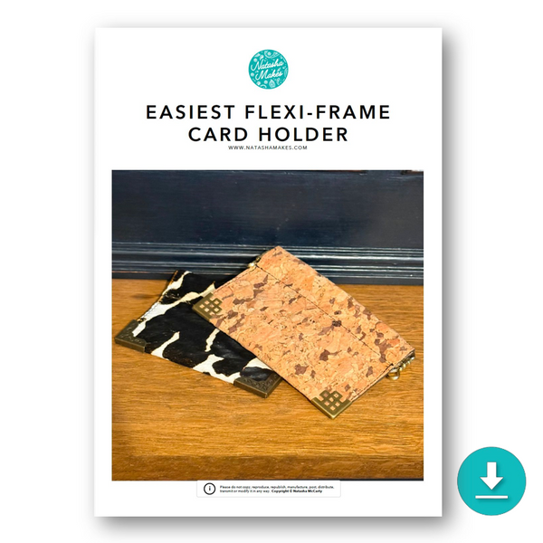 INSTRUCTIONS: Easiest Flexi Frame Card Holder: DIGITAL DOWNLOAD